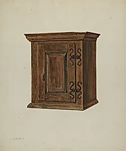 Pa. German Hanging Cupboard