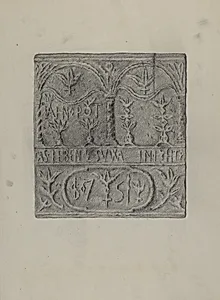 Pa. German Stove Plate