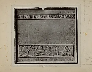 Pa. German Stove Plate