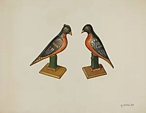 Pa. German Toy Birds