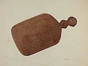 Pa. German Treen Pie Board