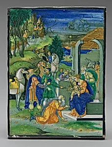 Panel with the Adoration of the Magi