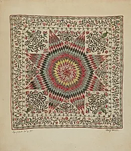 Patchwork and Applique Quilt