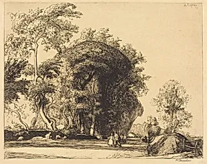 Path from St.-Gilles, St.-Jean-de-Monts (La route de St.-Gilles, St.-Jean-de-Monts)