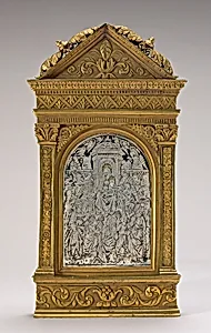 Pax with the Madonna and Child Enthroned with Saints