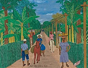 Paysans Sortant et Allant au Marché (Villagers Going to the Market )