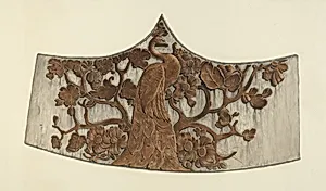 Peacock Stern Carving