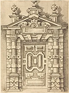 Pedimented Doorway