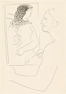 Peintre devant son tableau (Painter before His Canvas)