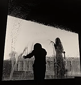Peter and Joan Miller Washing Windows, Orinda, California