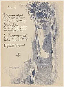 Petit air, sonnet by Maurice Denis and Stéphane Mallarmé (poet)