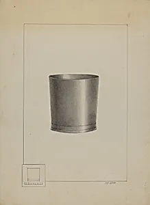 Pewter Beaker