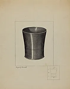 Pewter Beaker