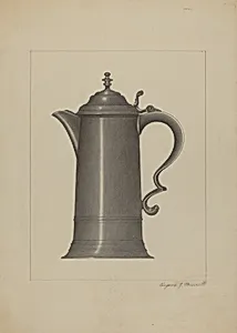 Pewter Flagon