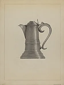 Pewter Flagon