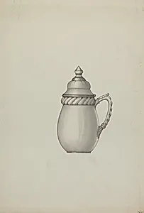 Pewter Honey Jar