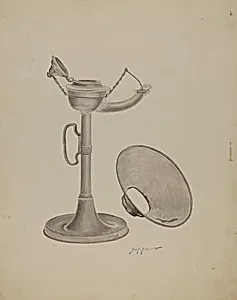 Pewter Lamp