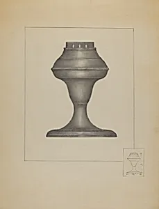 Pewter Lamp