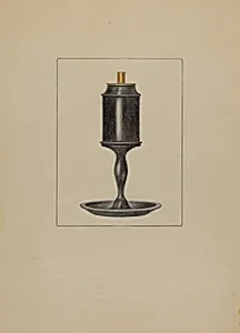 Pewter Lamp
