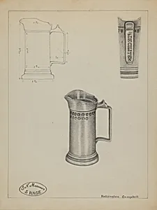Pewter Pitcher