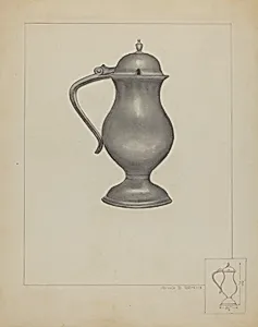 Pewter Pitcher