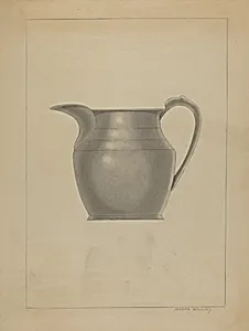 Pewter Pitcher