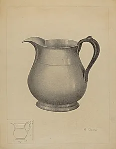 Pewter Pitcher