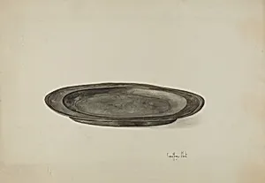 Pewter Plate