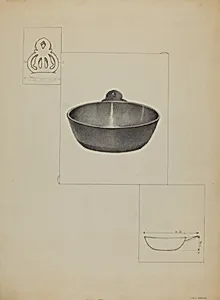Pewter Porringer