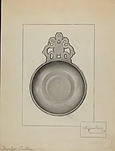 Pewter Porringer