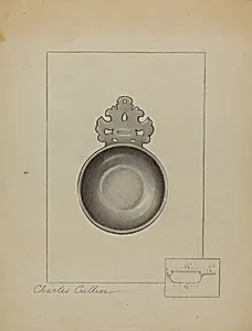 Pewter Porringer