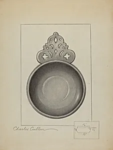Pewter Porringer