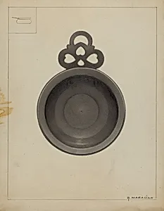 Pewter Porringer
