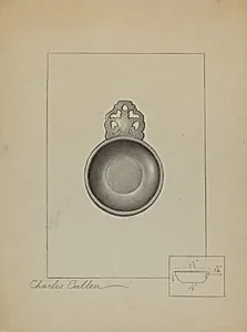 Pewter Porringer by Charles Cullen