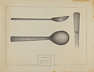 Pewter Spoon