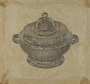 Pewter Sugar Bowl