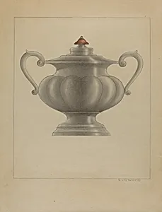 Pewter Sugar Bowl