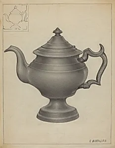 Pewter Teapot