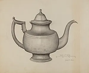 Pewter Teapot