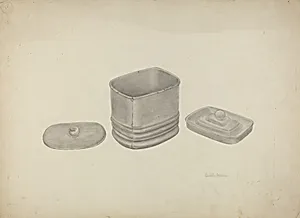 Pewter Tobacco Jar