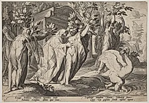 Phaeton's Sisters Changed into Poplars, and Cygnus into a Swan