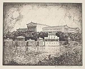 Philadelphia Museum of Art and the Fairmont Waterworks
