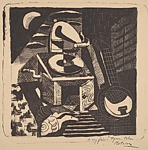 Phonograph and Guitar
