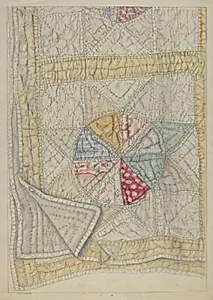 Pieced Quilt - "Star Pattern"