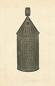Pierced Tin Lantern