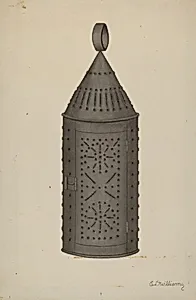 Pierced Tin Lantern