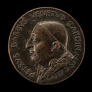 Pietro Barbo, 1417-1471 (Pope Paul II, 1464), as Cardinal of San Marco [obverse]