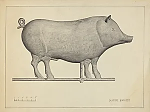 Pig Weather Vane