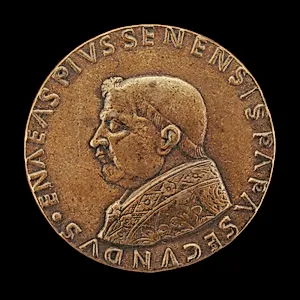 Pius II (Aeneas Silvius Piccolomini, 1405-1464), Pope 1458 [obverse]