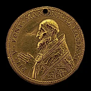 Pius V (Antonio Ghislieri, 1504-1572), Pope 1566 [obverse]